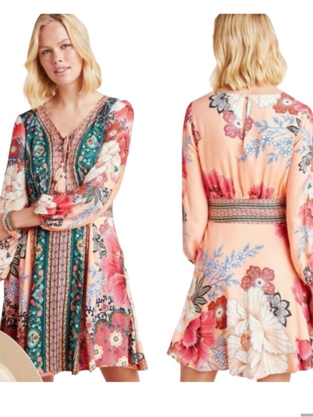 FARM Rio x Anthropologie Topanga Mini Dress.